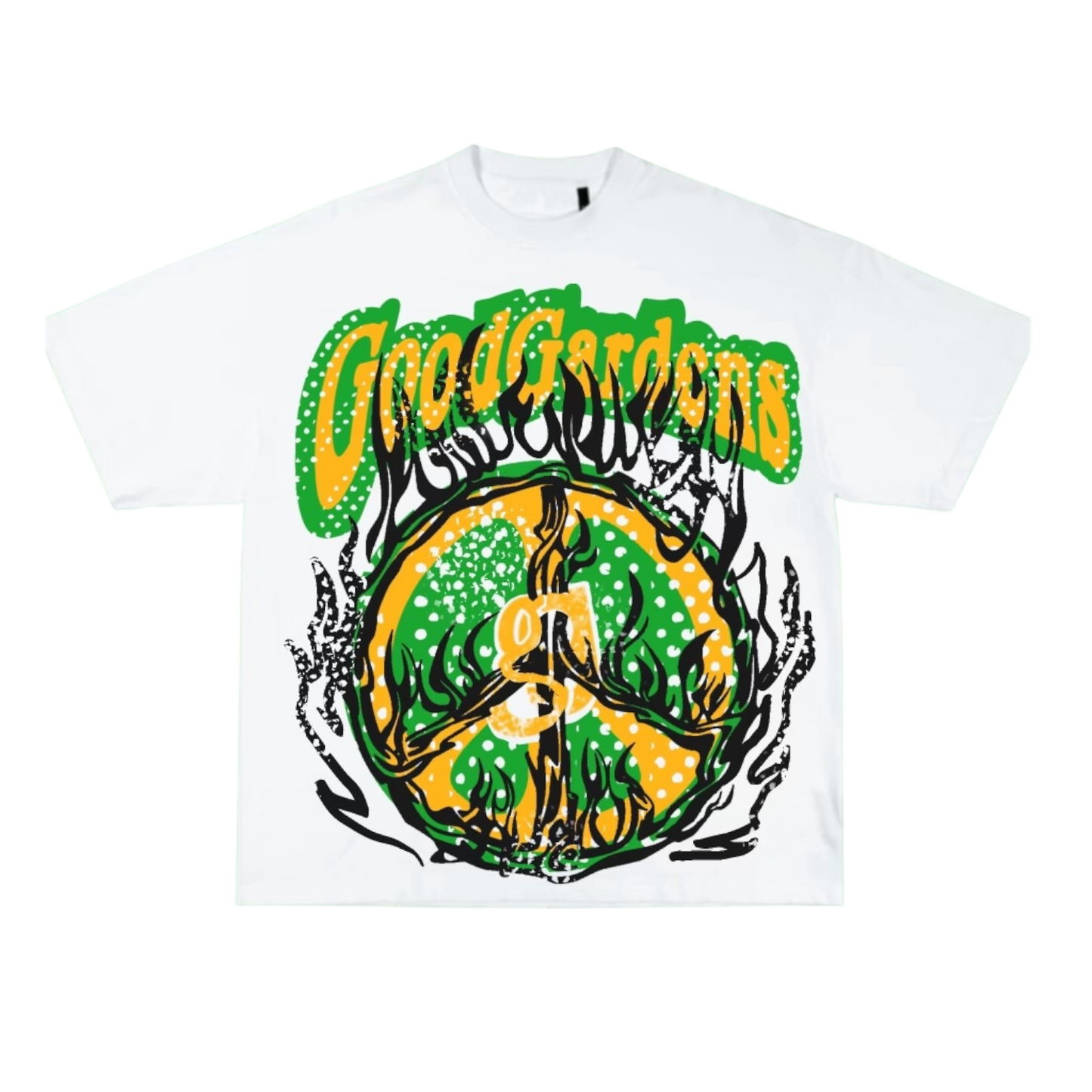 PEACE TEE - WHITE