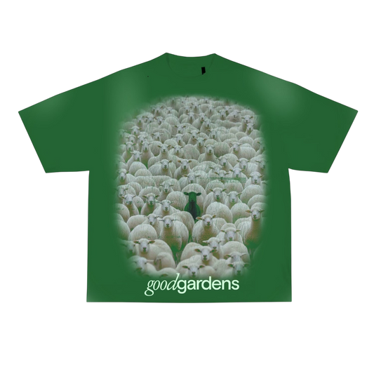 GREEN SHEEP TEE - GREEN