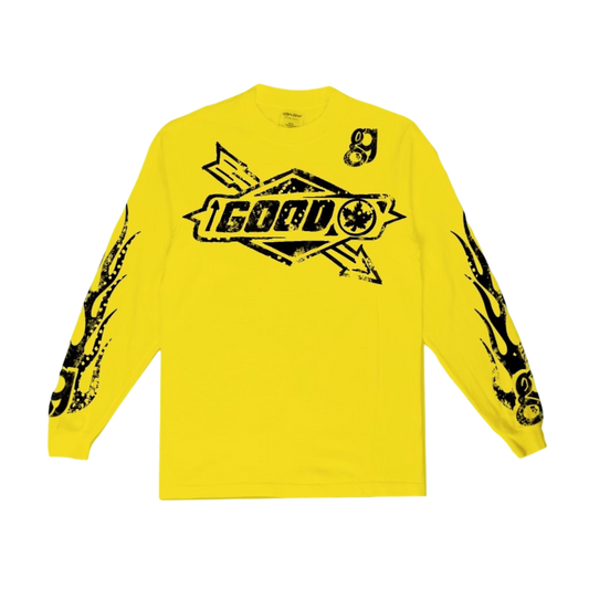 GG LONG SLEEVES TEE - YELLOW