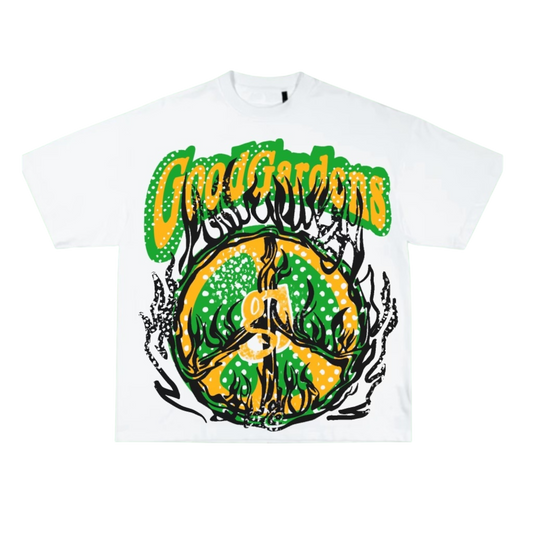 PEACE TEE - WHITE