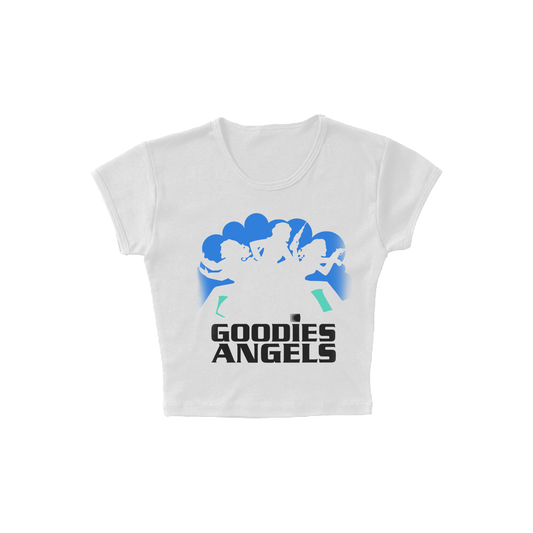 GOODIES ANGELS BABY TEE - WHITE